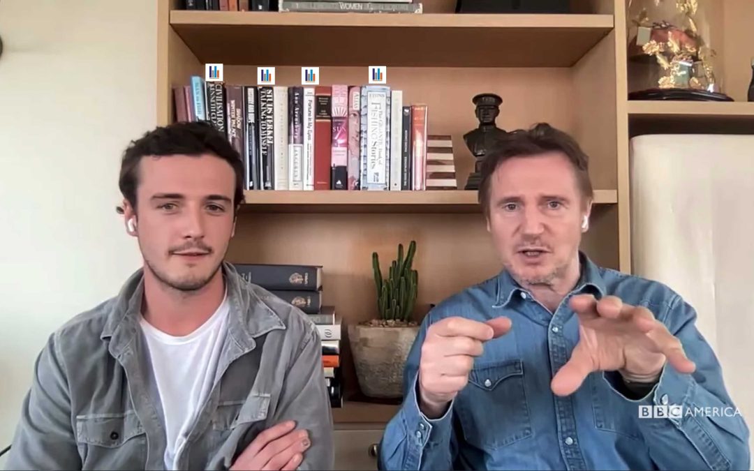 Liam Neeson (with Micheál Richardson)